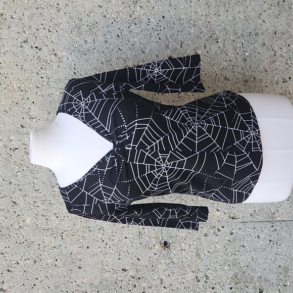 Voodoo Vixen Tops - Voodoo Vixen spiderweb shirt